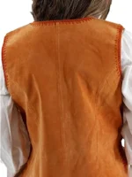 Women's Vintage Suede Leather Vest (2)