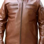 plain brown leather jacket - thecreateiveleather.com