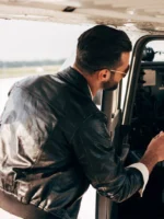 Men Leather Bomber Jackets