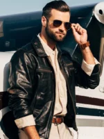 Men Leather Bomber Jackets