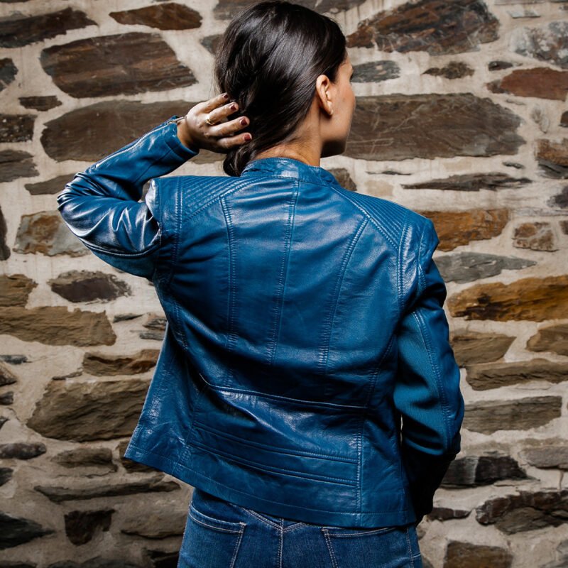 Women's Cafe Racer Leather Jacket