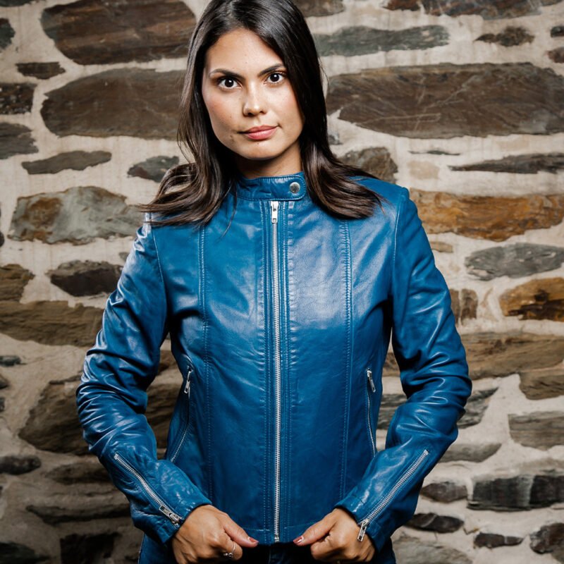 Women's Cafe Racer Leather Jacket