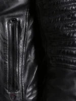 Men Cafe Racer Leather Jacket
