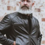 Men’s Cafe Racer Leather Jacket