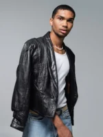 Men’s Leather Blazer