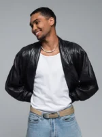 Men’s Leather Blazer