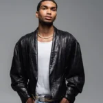 Men’s Leather Blazer