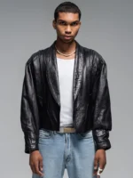 Men’s Leather Blazer