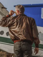 Men’s Leather Bomber Jacket