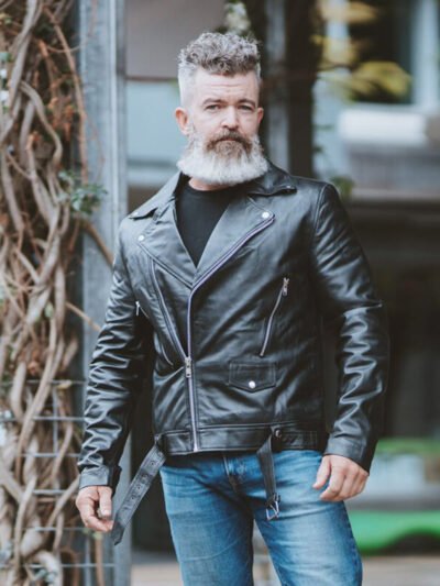 Men’s Leather Motorbike Jacket - the creative leather