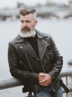 Men’s Leather Motorbike Jacket