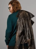 Men’s Vintage Biker Leather Jacket