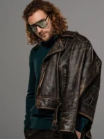 Men’s Vintage Biker Leather Jacket