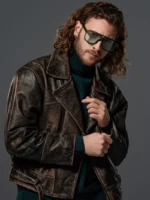 Men’s Vintage Biker Leather Jacket