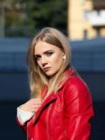 Women Leather Biker Jacket