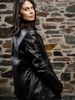 Women’s Black Leather Coat