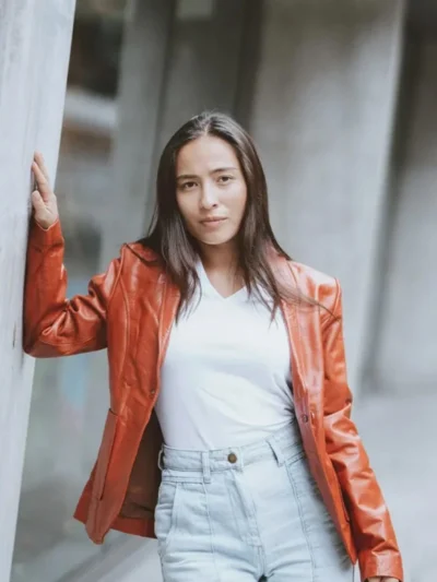 Women’s Blazer Leather Jacket