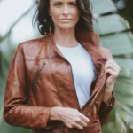 Women’s Brown Biker Leather Jacket
