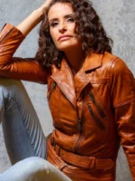 Women’s Brown Leather Jacket