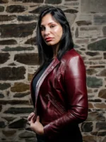 Women’s Cropped Fashion Leather Jacket