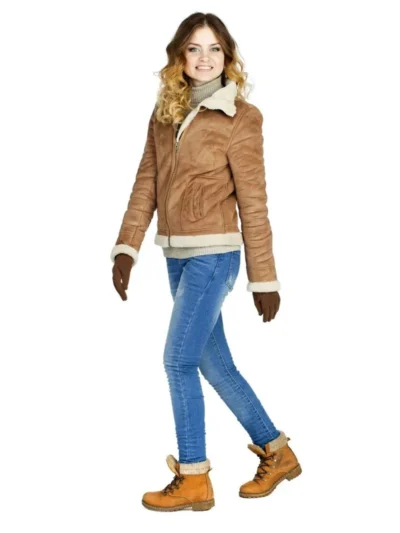 Women’s Fur Leather Jacket