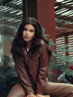 Women’s Leather Blazer