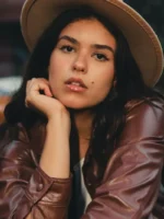 Women’s Leather Blazer