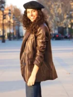 Women’s Leather Blazer Coat