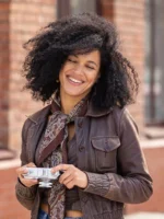 Women’s Leather Bomber Jacket