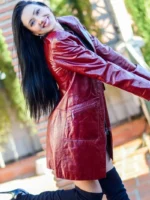 Women's Leather Coat