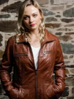 Women’s Long Leather Jacket