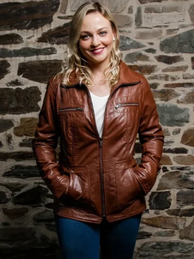 Women’s Long Leather Jacket