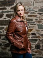 Women’s Long Leather Jacket