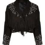 Cowgirl Studded Fringe Jacket