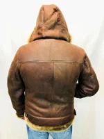 Shearling Leather Bomber B3 Pilot Jacket