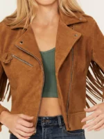 Women's Urban Cowgirl Retro Biker Jacket
