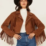 26 International Women's Faux Suede Jacket