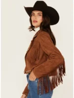 26 International Women's Faux Suede Jacket