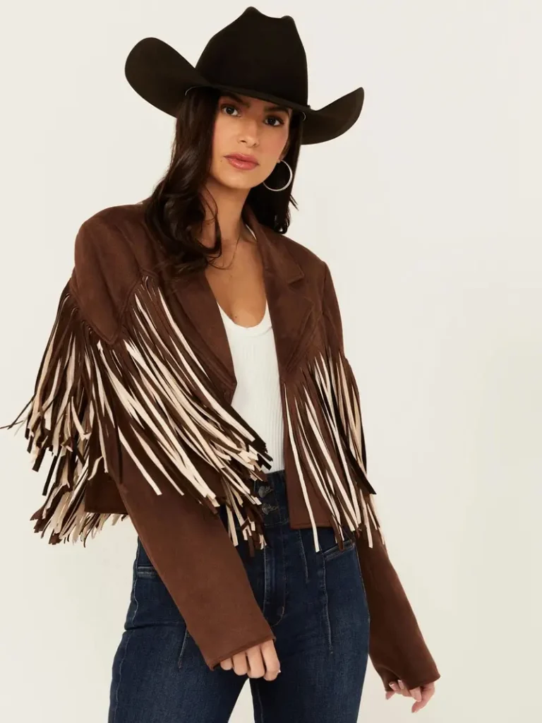 Saints & Hearts Women's Fringe Jacket
