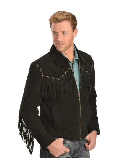 Scully Boar Suede Fringe Jacket