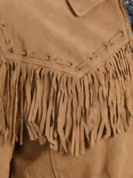 Scully Men's Fringed Suede Leather Short Jacket - Image 4