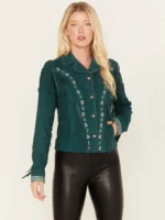 Shyanne Women's Suede Fringe Jacket