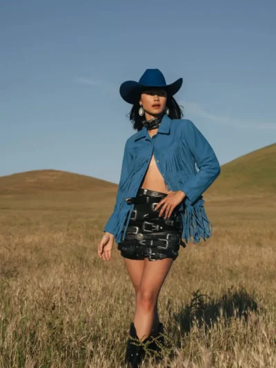 Understated Leather Women's Leather Fringe Jacket