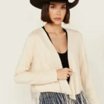 Vocal Women's Rhinestone Fringe Jacket