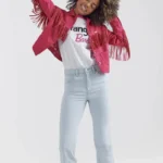 Wrangler® X Barbie™ Women's Fringe Wrancher Jacket
