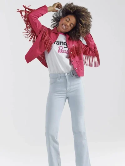 Wrangler® X Barbie™ Women's Fringe Wrancher Jacket