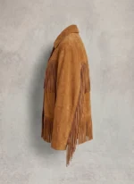 Brown Suede Fringe Jacket for Women Western Style - Image 4