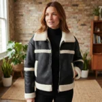 Women’s Black Shearling Jacket
